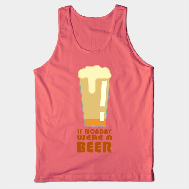 Beer Monday Tank Top by Drunken T-shirts